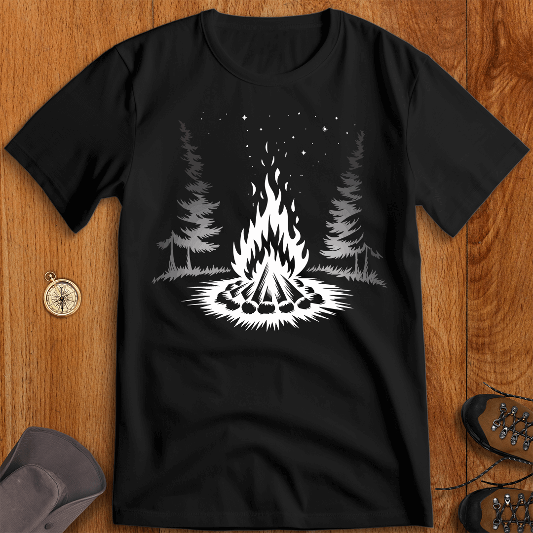 Cozy Campfire Night Adventure T-Shirt