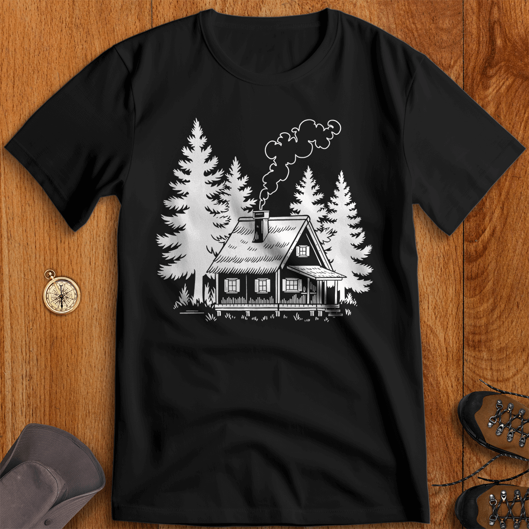 Cozy Cabin Retreat Rustic Escape T-Shirt