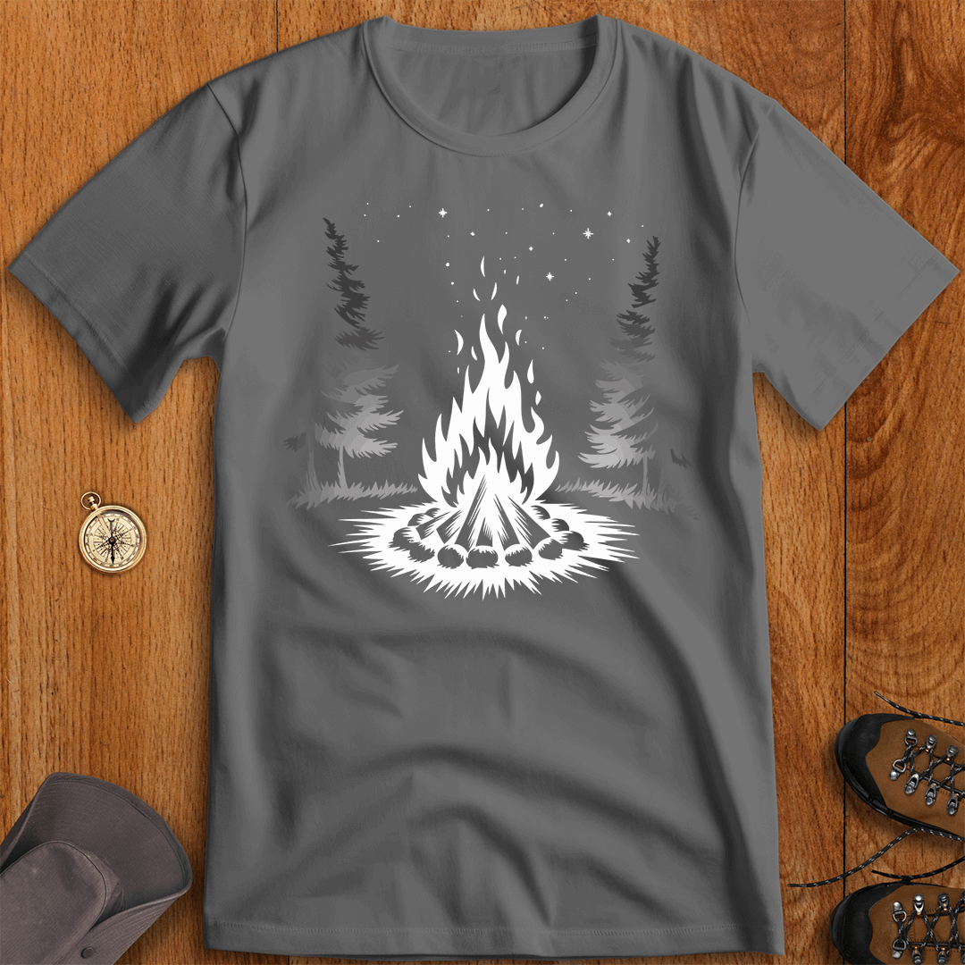 Cozy Campfire Night Adventure T-Shirt