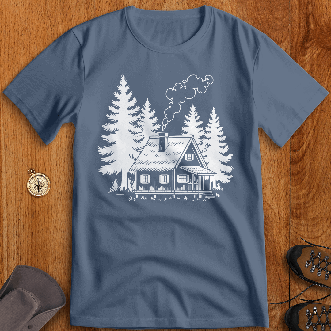 Cozy Cabin Retreat Rustic Escape T-Shirt