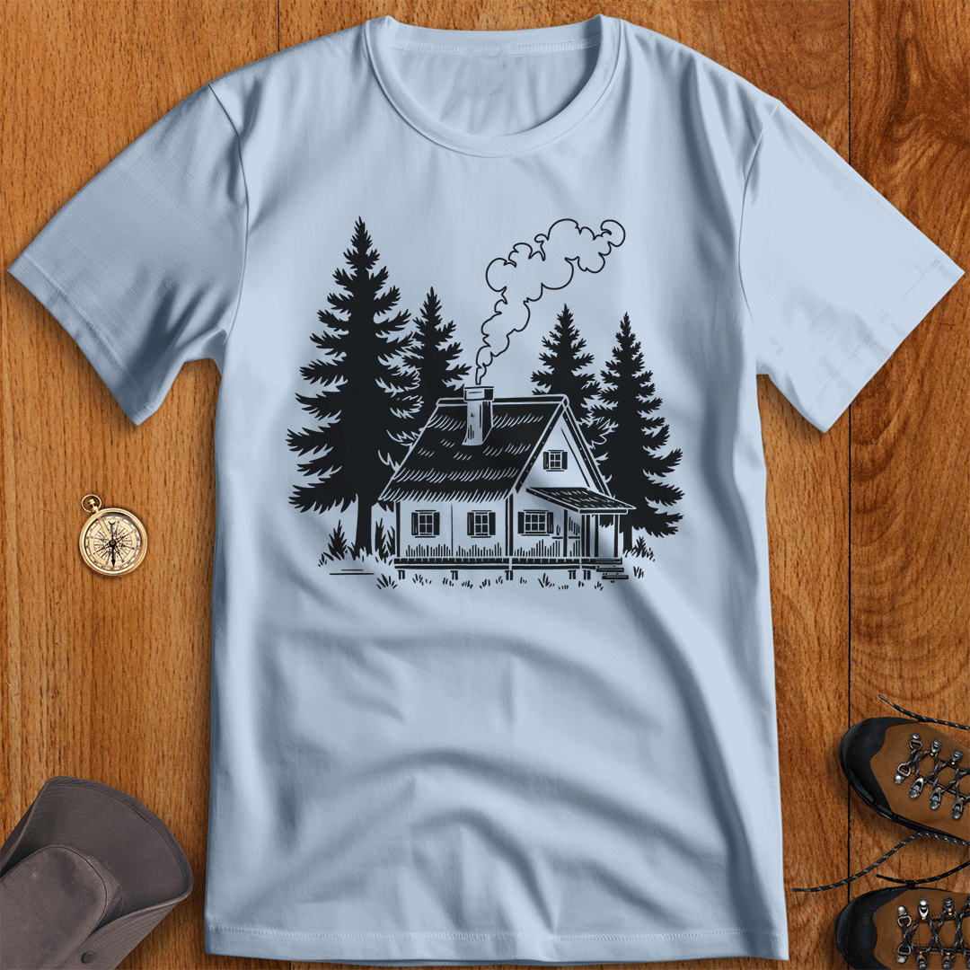 Cozy Cabin Retreat Rustic Escape T-Shirt