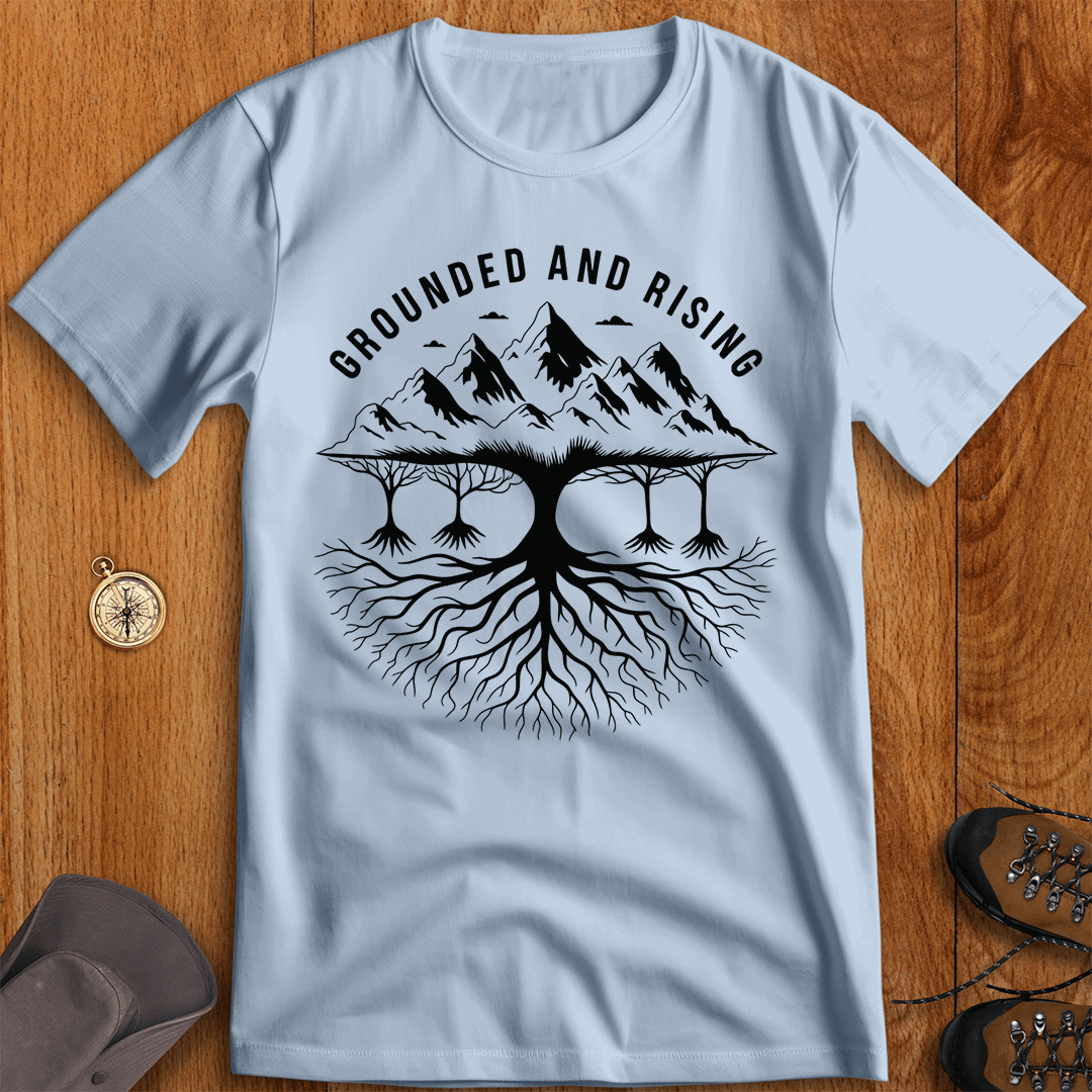 Grounded and Rising Elevated Roots T-Shirt