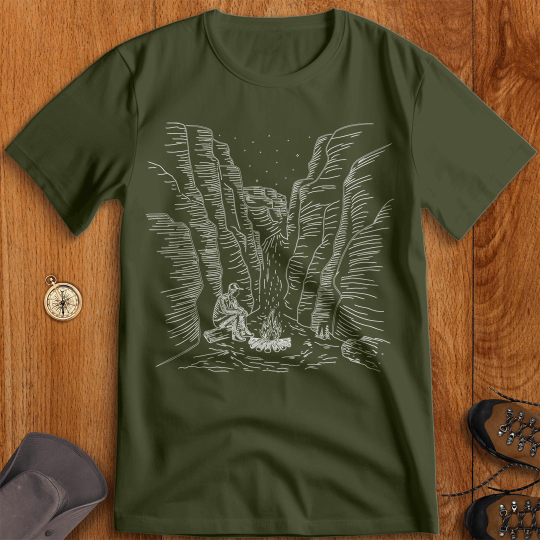 Quiet Canyon Camp: Serenity Beneath the Stars