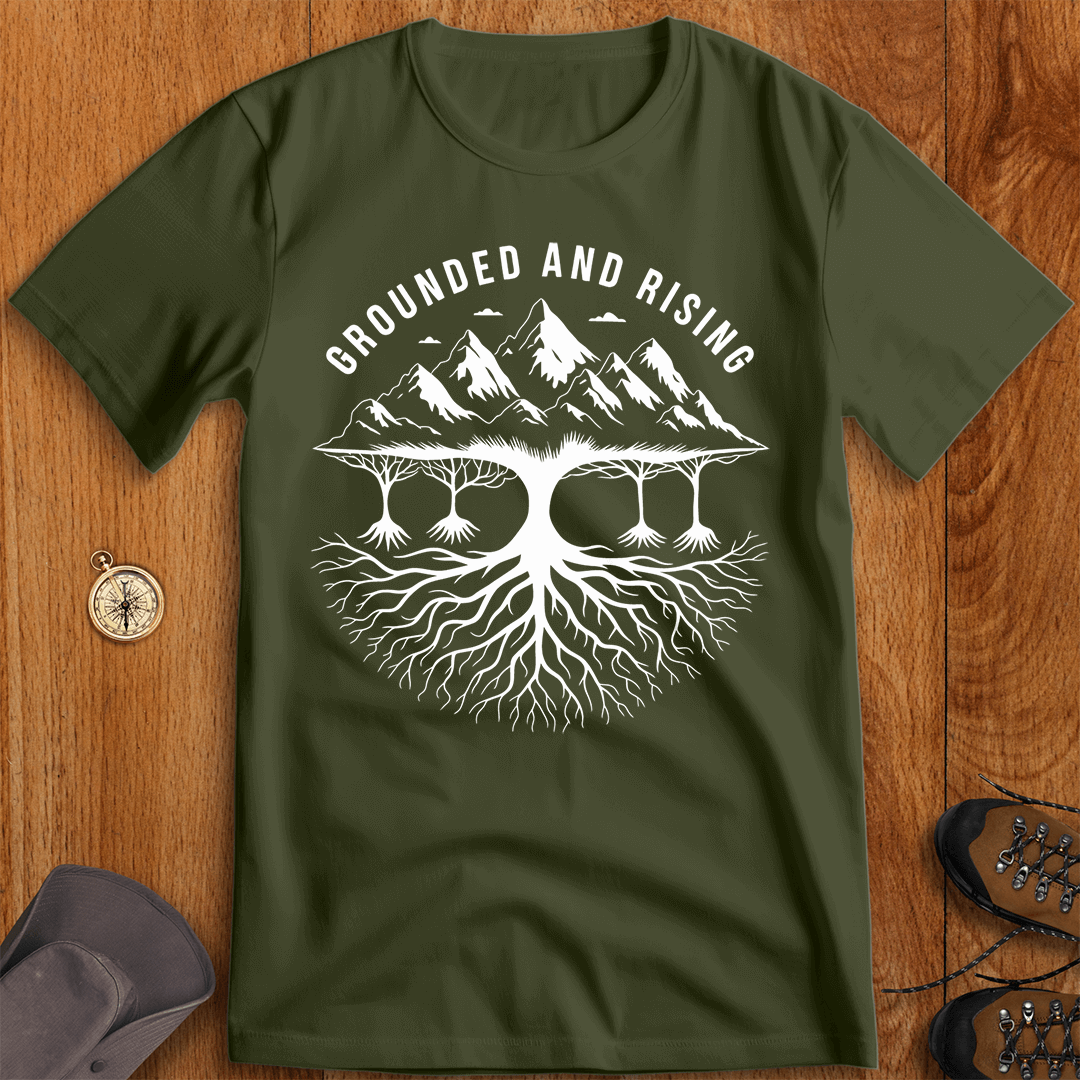 Grounded and Rising Elevated Roots T-Shirt