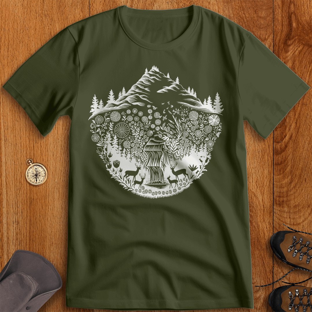 Floral Wilderness Nature & Wildlife T-Shirt