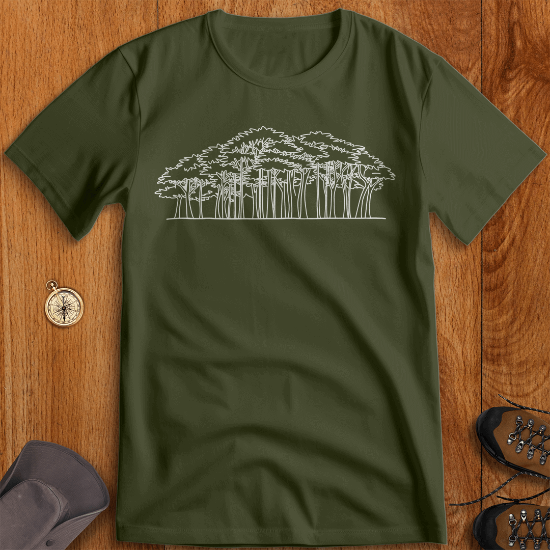 Forest Canopy Tranquil Wilderness T-Shirt