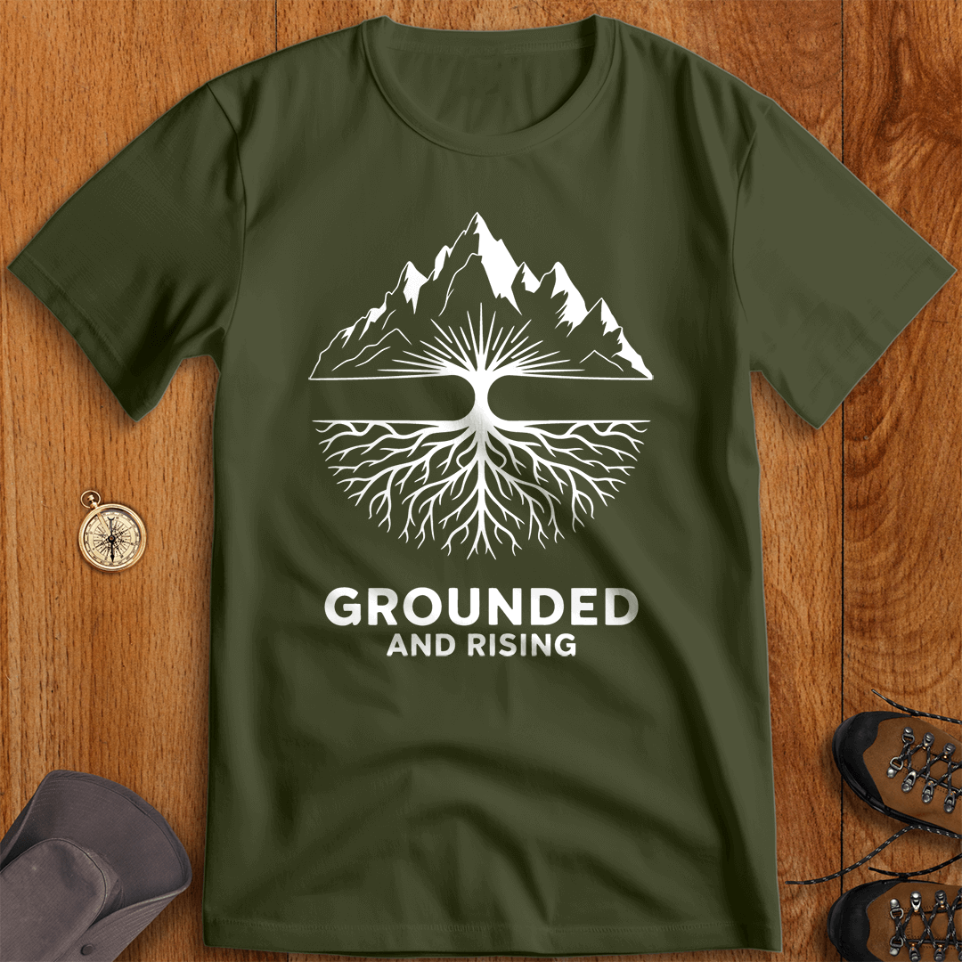 Grounded and Rising Nature-Inspired T-Shirt