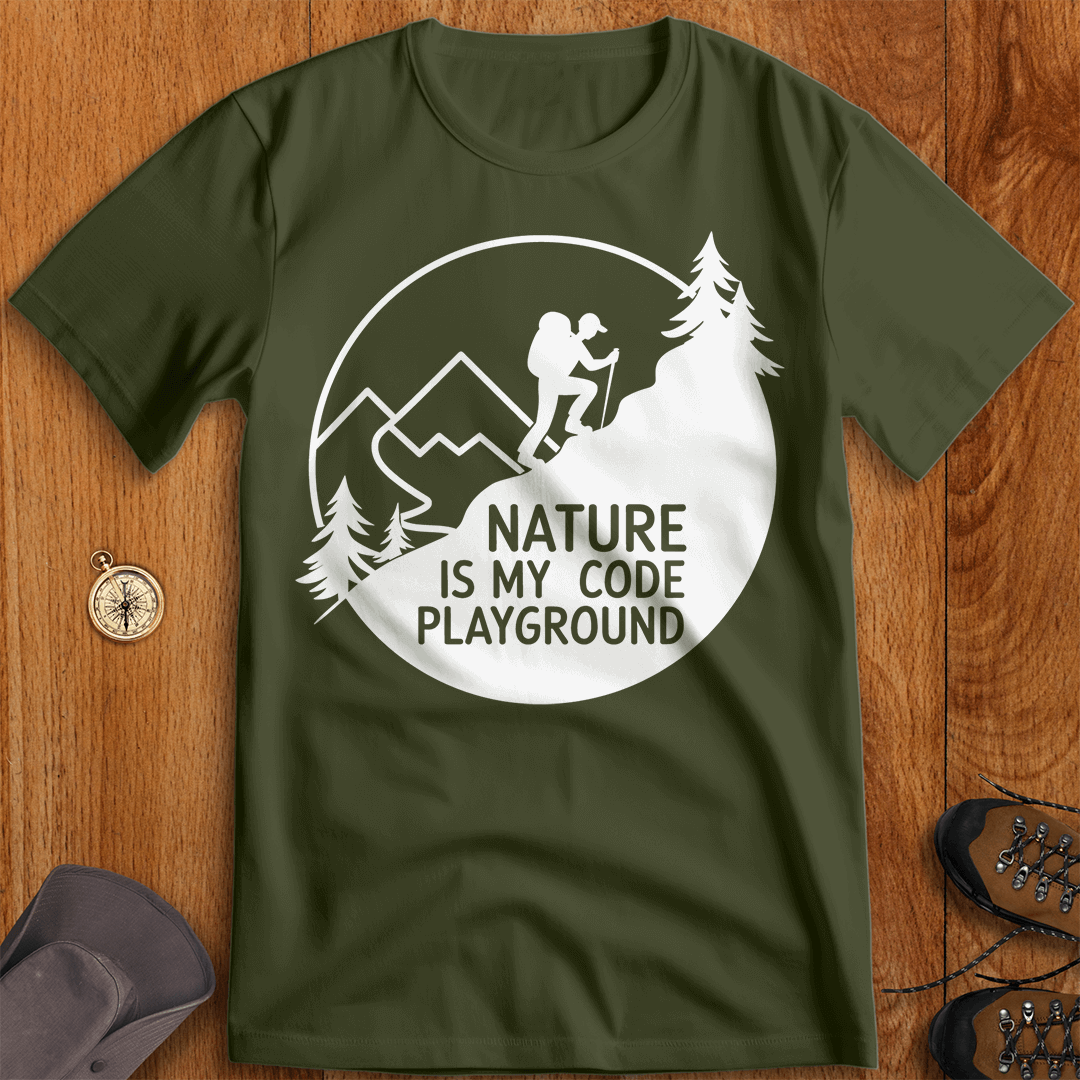 Nature Is My Code Playground Adventure T-Shirt
