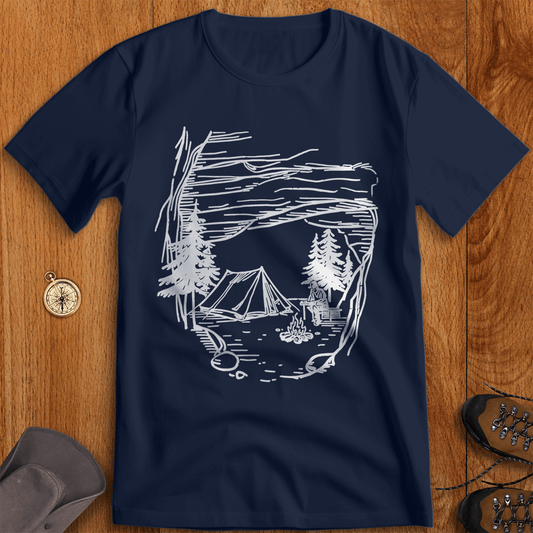 Campsite Haven: Sheltered by Nature
