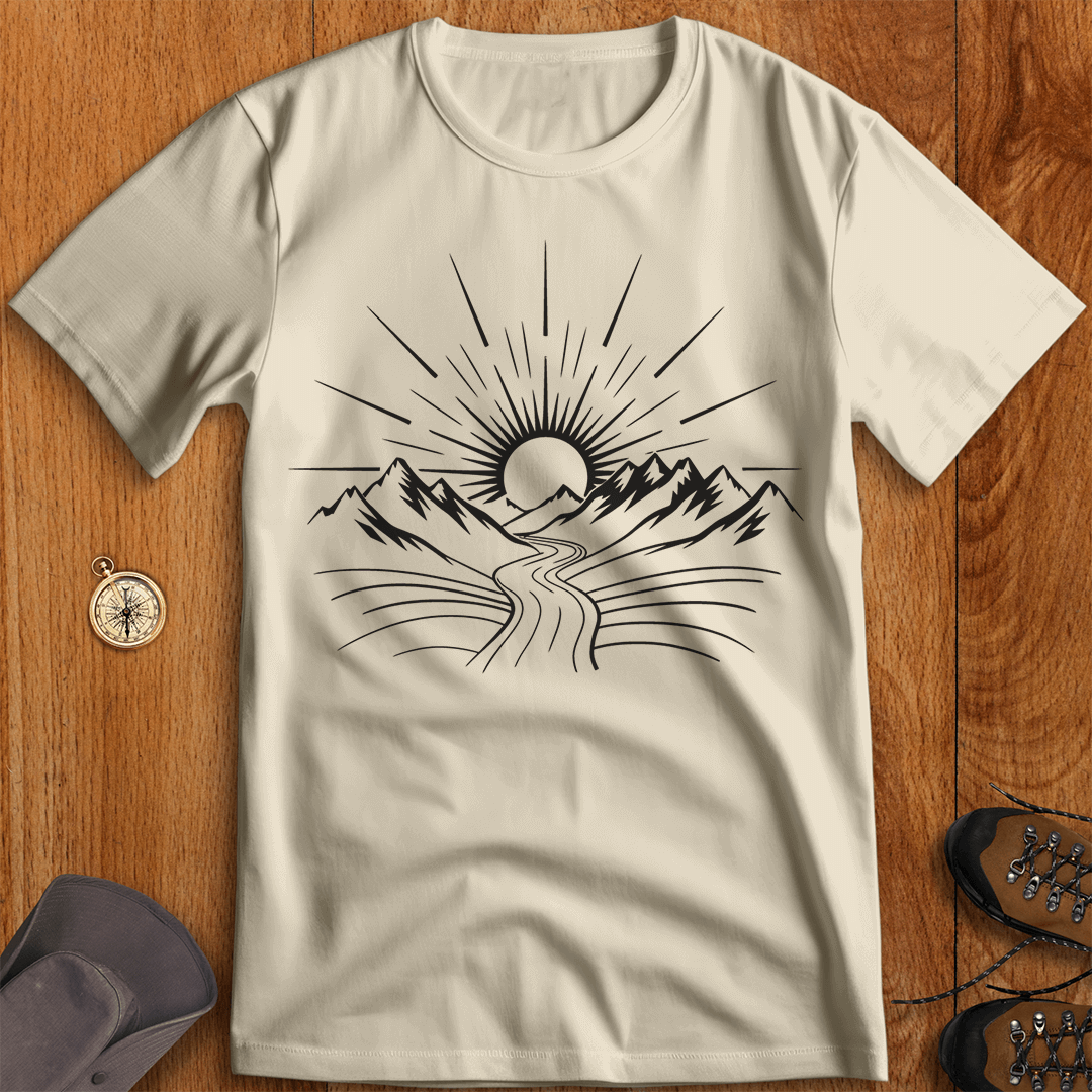 Sunlit Pathways: Journey to the Horizon