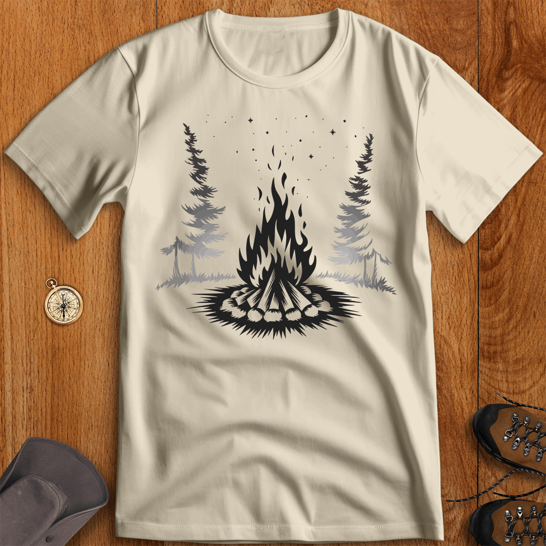 Cozy Campfire Night Adventure T-Shirt
