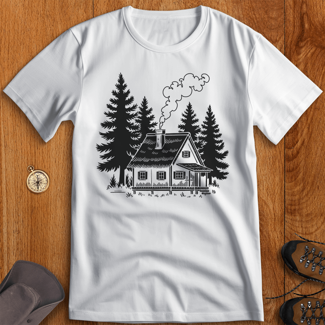Cozy Cabin Retreat Rustic Escape T-Shirt