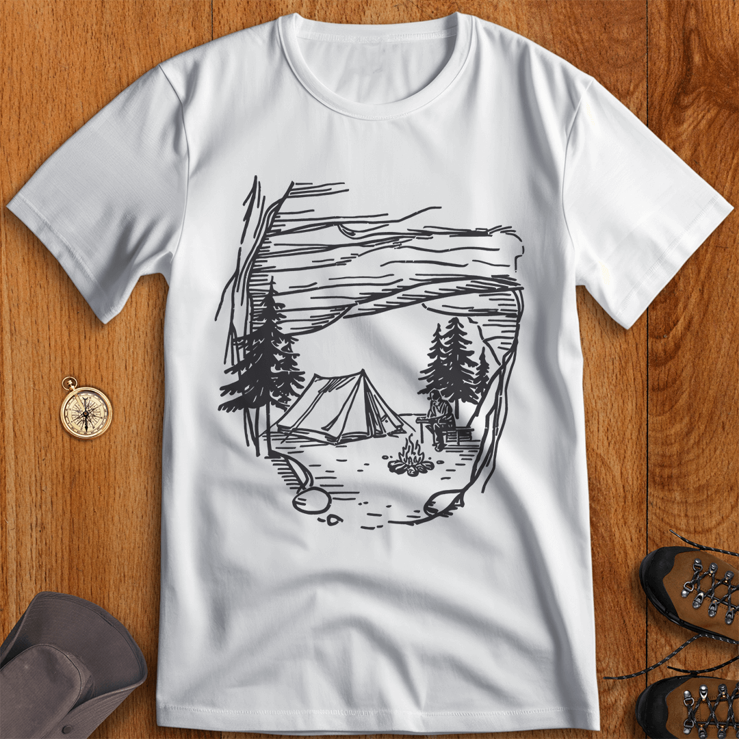 Campsite Haven: Sheltered by Nature